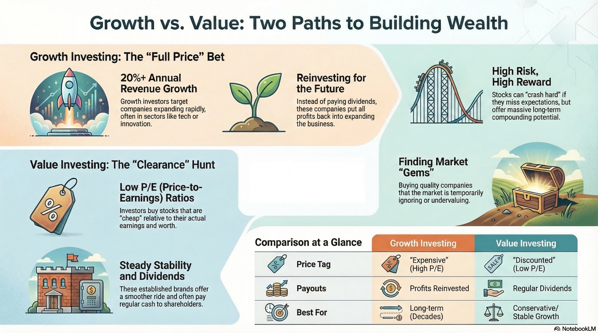 Value Vs Development Growth vs. Value Investing — Which Is Better for Teens? | InvestED Academy