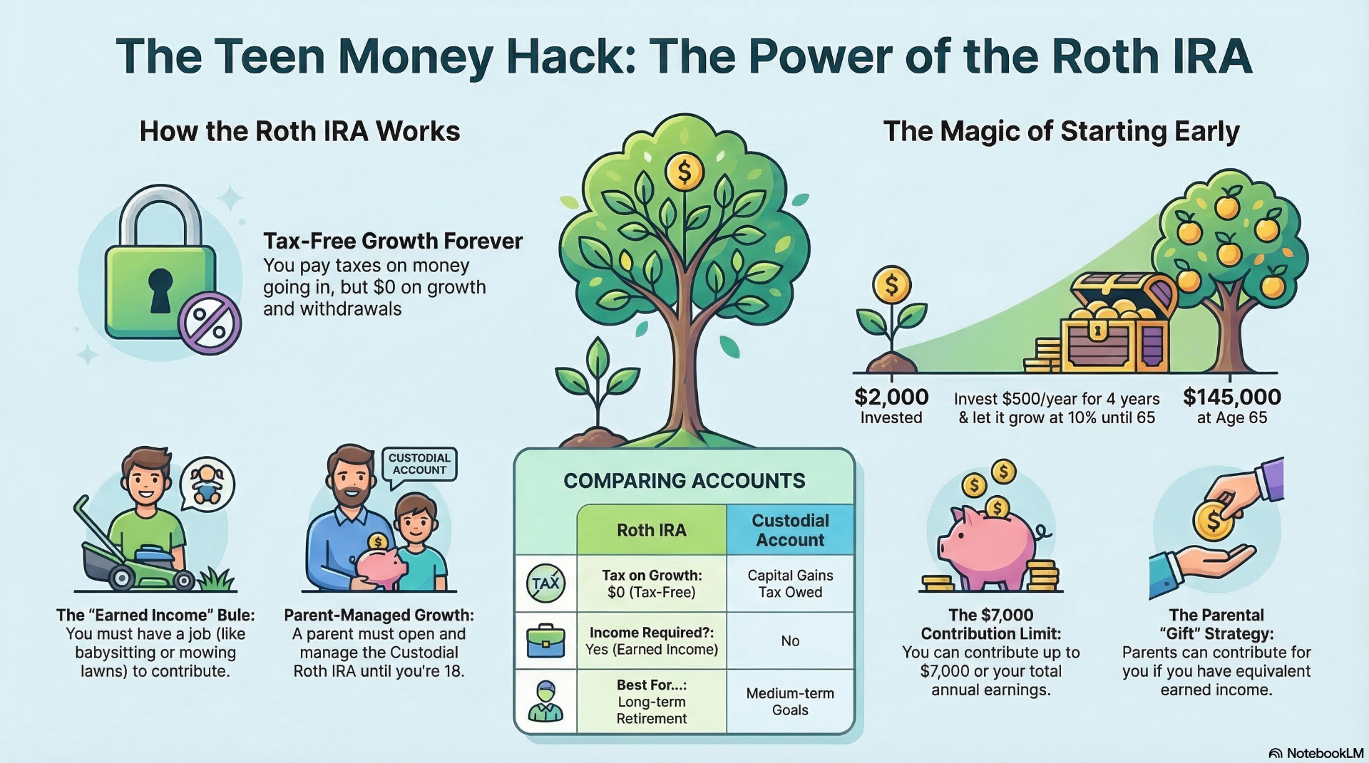 Roth IRA for Teens — The Tax-Free Investing Account | InvestED Academy